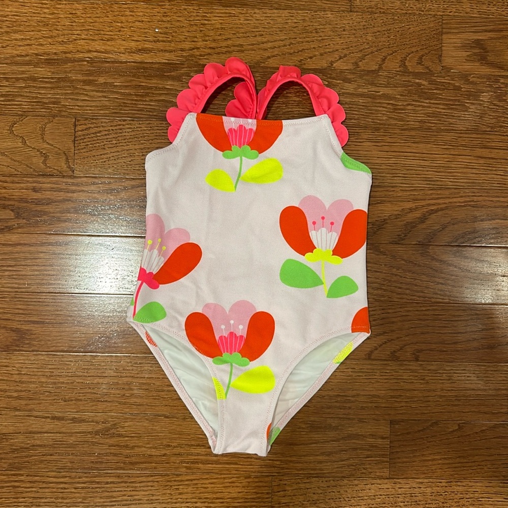 JACADI KIDS SIZE 4A SWIM. WORN ONCE. PERFECT CONDITION. HAS A MATCHING SIZE 6A